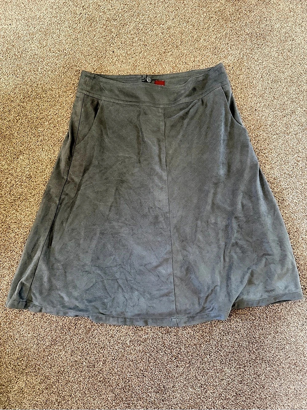 Olson Europe A-Line Skirt in Gray Size 10